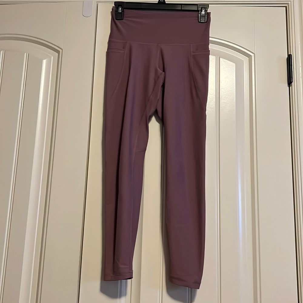 Pinkish purple leggings